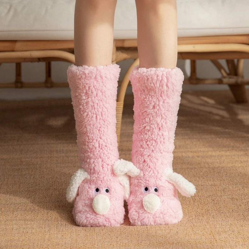Thick Coral Fleece Thermal Floor Socks
