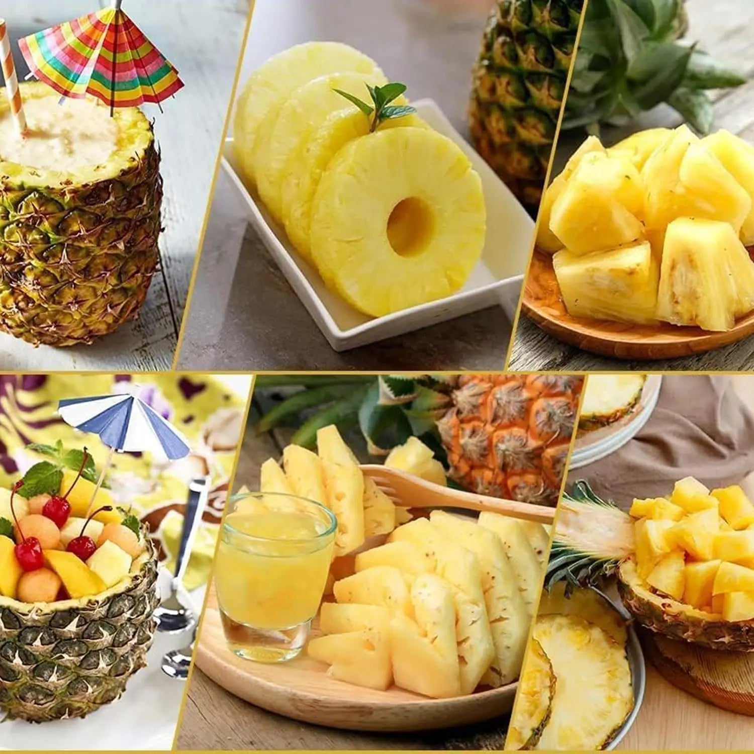 1pc Fatiador de Ananás Descascador Descaroçador Aço Inoxidável Ferramentas de Fruta Utensílios de Cozinha Acessórios de Cozinha Gadgets de Cozinha