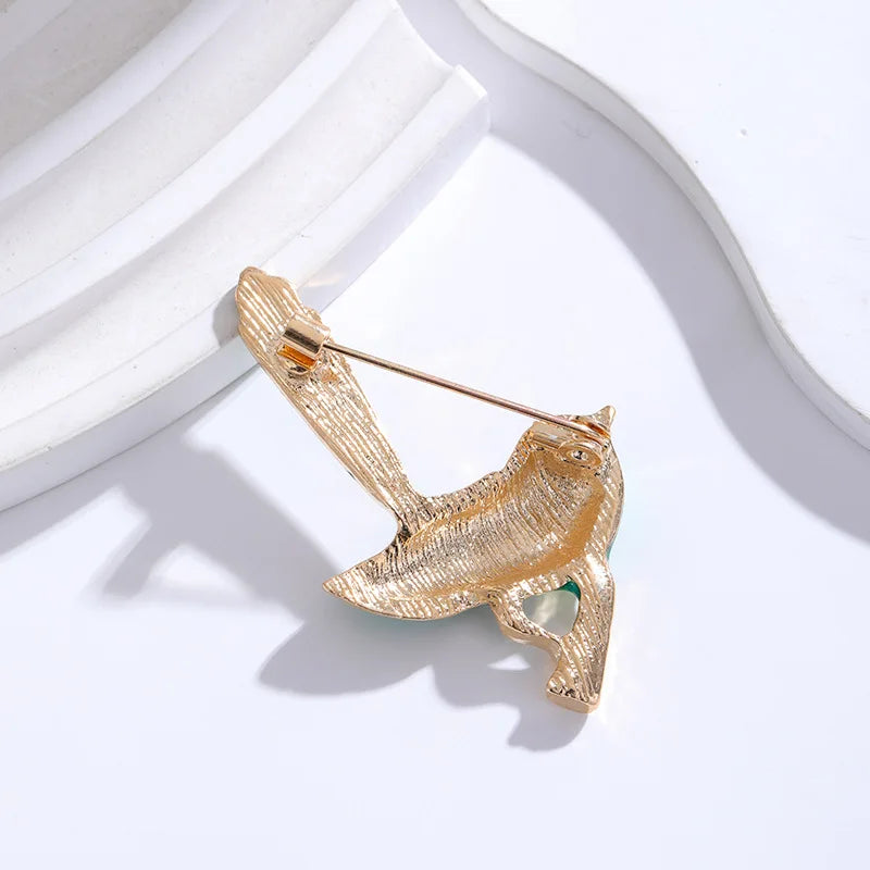 Crystal Bird Animal Brooch Rhinestone Fashion Pin