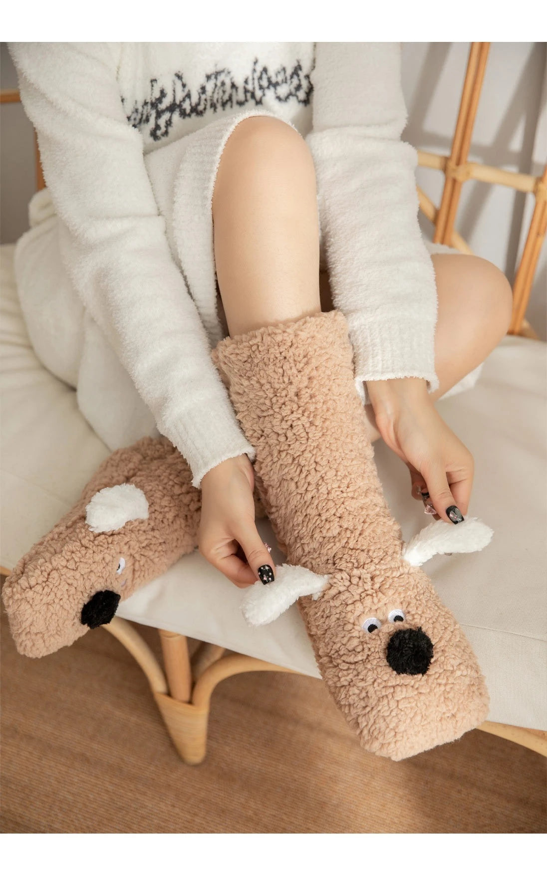 Thick Coral Fleece Thermal Floor Socks