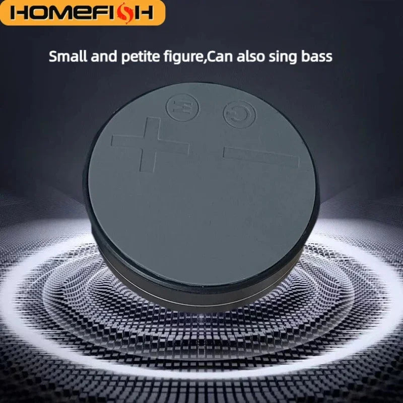 HOMEFISH B1 Portable Bone Conduction Bluetooth Speaker Mini Wireless Vibration Speaker HiFi Stereo TWS for Home Outdoor Travel