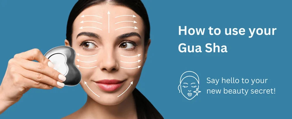 Gua Sha Board Ice Globes for Facials Stainless Steel Ice Roller for Face and Neck Facial Cryo Roller Massager Skin Care Tool