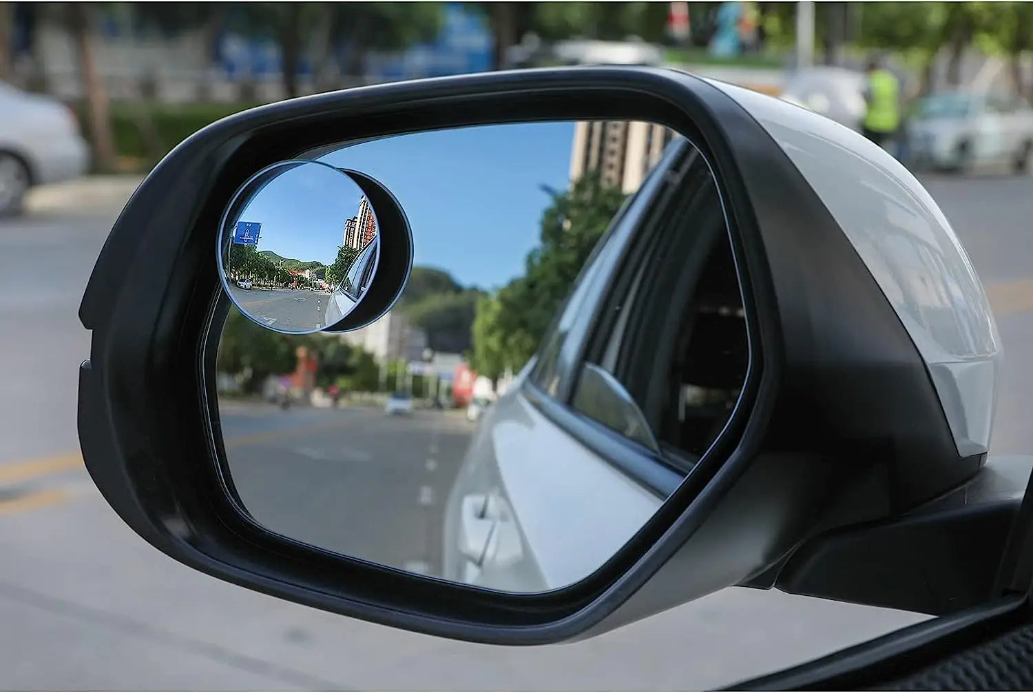 2Pcs Car Blind Spot Mirror, 360 Degree Adjustable HD Glass Convex Mirror, Angle Rear View Mirror for Car SUV Reverse Parking