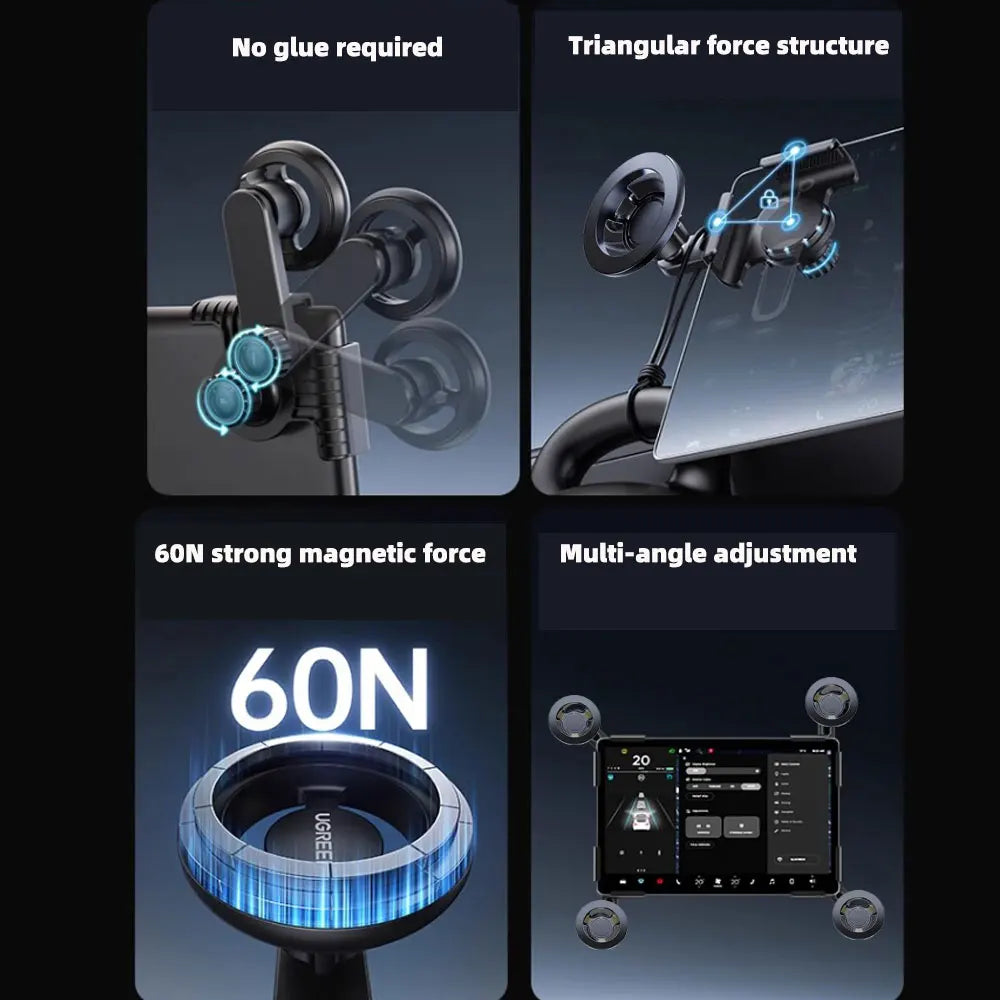 15W Magnetic Wireless Charger for Tesla and BYD