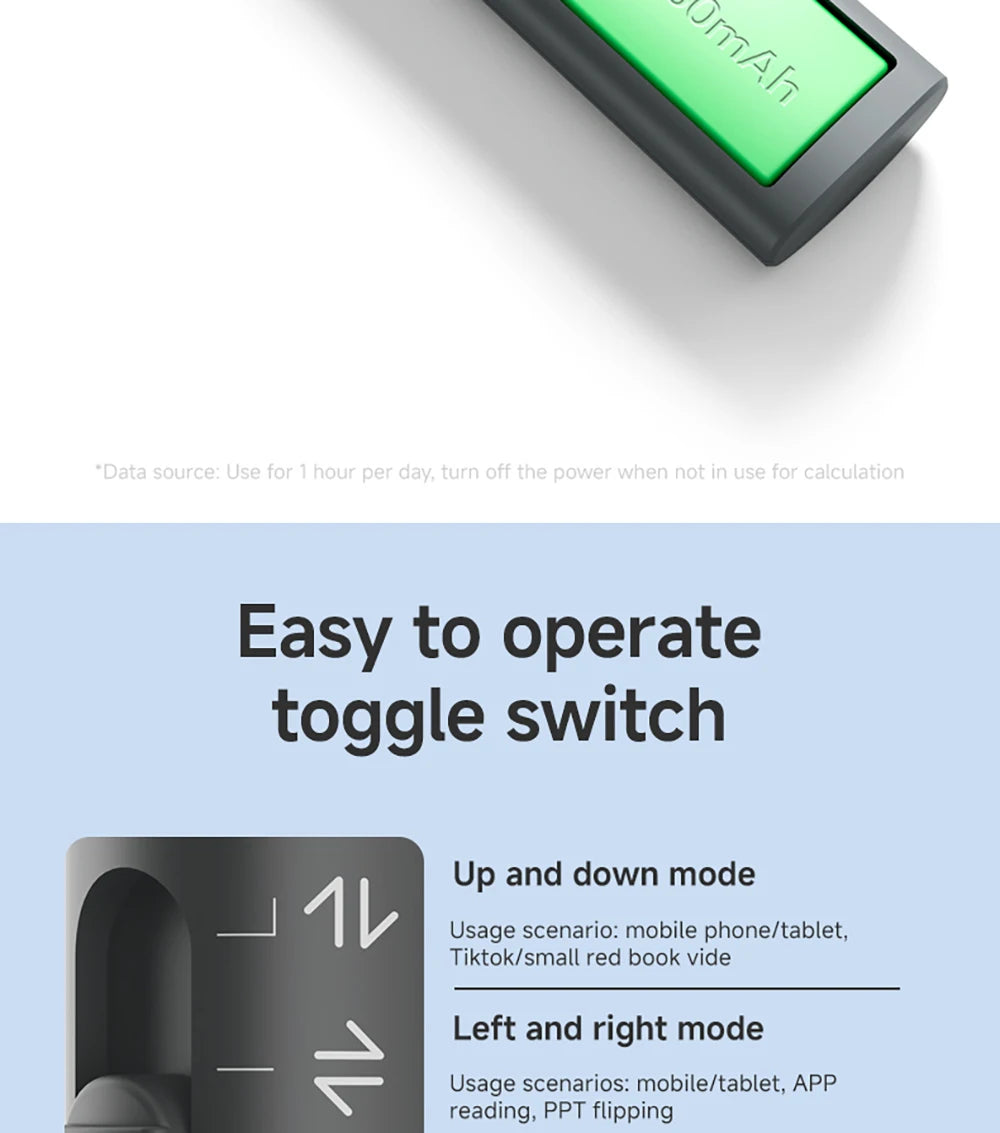 Supports IOS Android Bluetooth Page Turner Camera/Music Control Pen Paging Device E-book Reader Swipe Short Video Remote Control