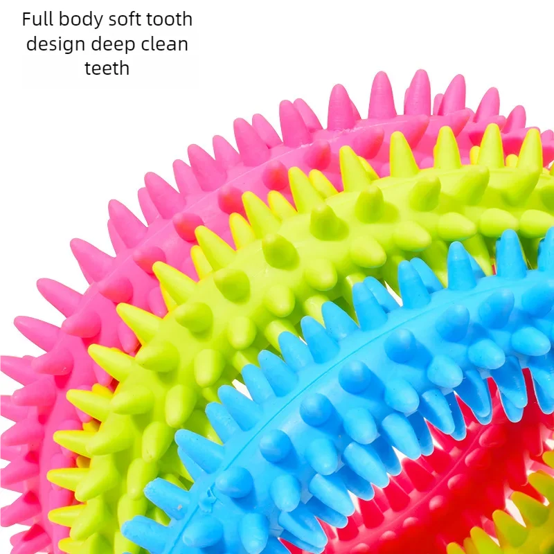 Small Dog Rubber Bone Chew Toy Bite-Resistant Training Tool