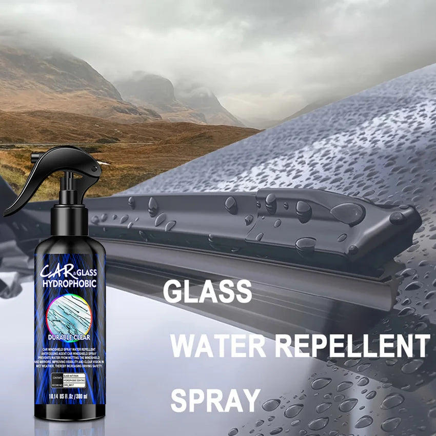 Cars Glass Anti-Rain Spray Auto Water repellent Coating Agent Waterproof Rainproof Anti-fog Glass Cleaner Auto Windshield Clear