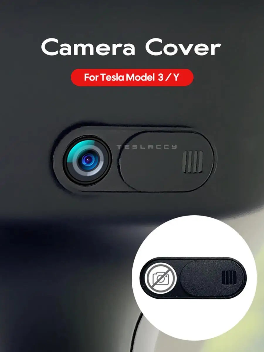 Tesla Model 3 & Model Y (2017-Present) Privacy Camera Cover Slide