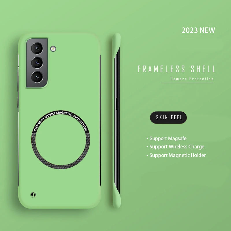 Samsung Galaxy S20-S24 Ultra Slim Frameless Magnetic Case