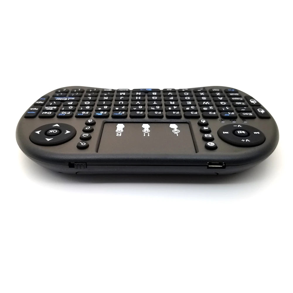 MRSVI I8 2.4G Mini Wireless Keyboard Classic Black Air Mouse Remote Control Touchpad for Android TV Box PC Smart TV