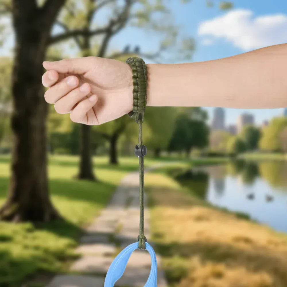 Hands-Free Adjustable Nylon Bracelet Dog Leash for Small Pets