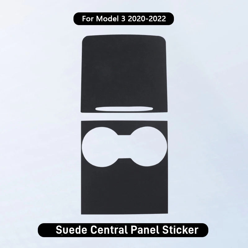 Tesla Model 3 & Model Y Premium Suede Center Console Cover