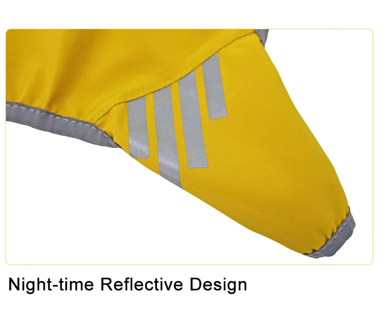 Reflective Waterproof Dog Raincoat Jumpsuit for Small Medium Pets