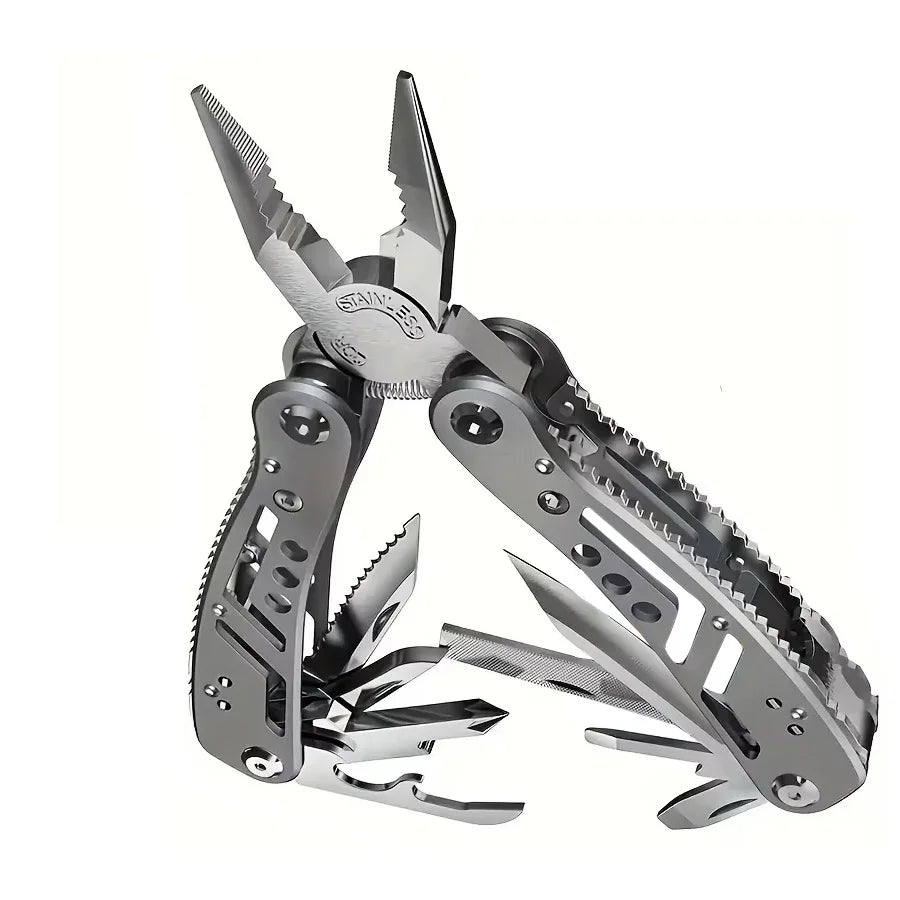 Premium 24-in-1 Stainless Steel Survival Multi-Tool Pliers Set