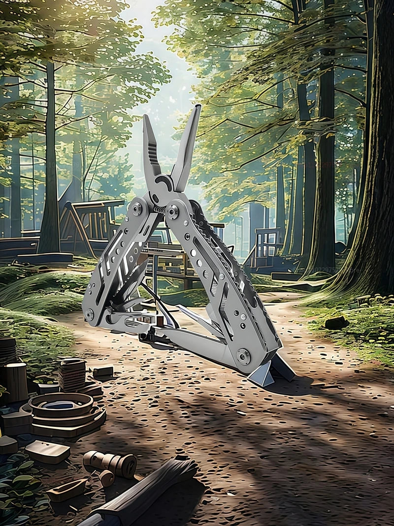Premium 24-in-1 Stainless Steel Survival Multi-Tool Pliers Set
