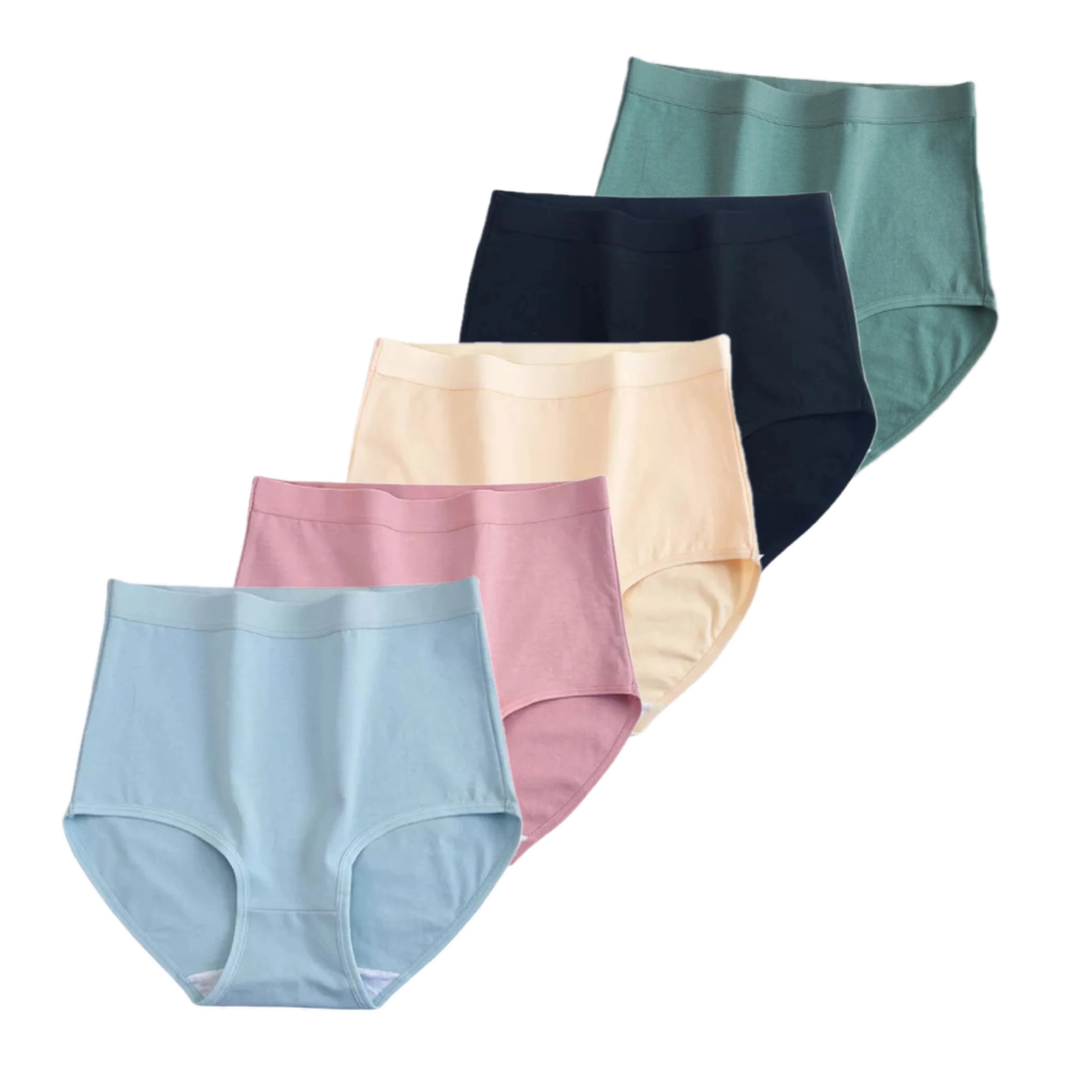 High Waist Seamless No Show Knickers 5-Pack