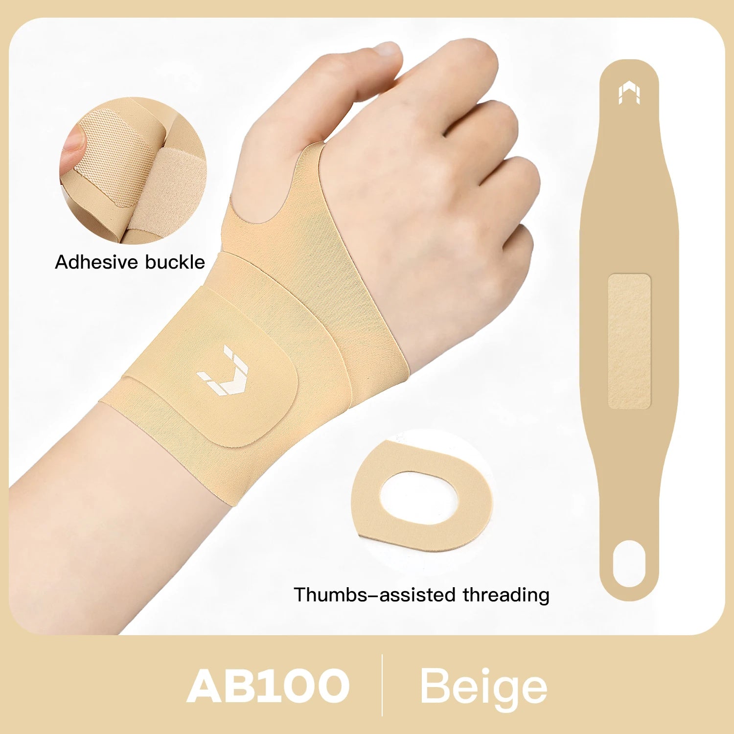 Flexible Splint Wrist Thumb Support Brace for Tendonitis Arthritis Breathable Thumb Protector Guard Fits Right and Left Hand