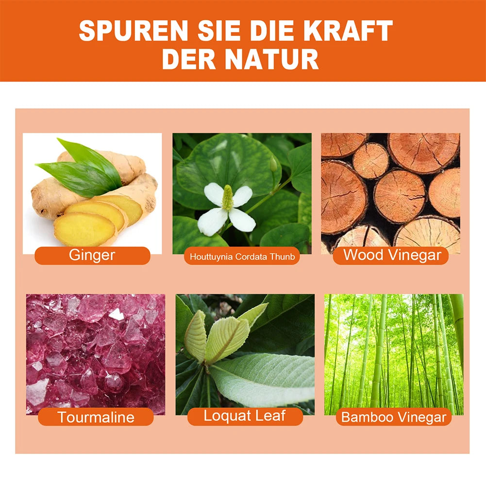 10 Discos para os Pés de Limpeza Profunda Aliviam o Stress Vinagre de Bambu Natural em Pó de Gengibre Melhoram a Qualidade do Sono