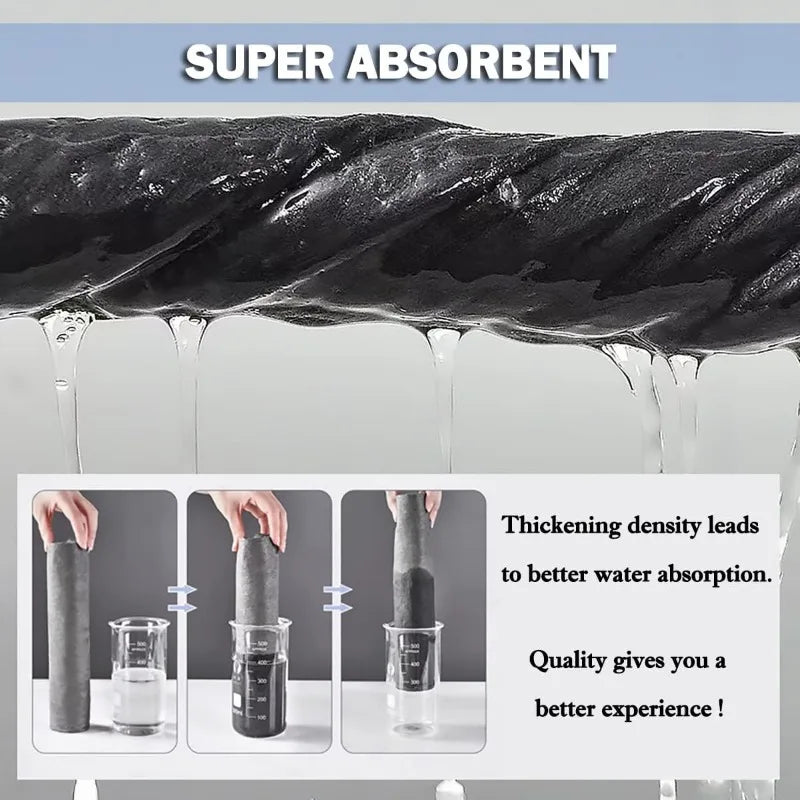 10/1PCS Thicken Magic Cleaning Cloths Super Absorbent Reusable Microfiber Windows Glass Cloth Detailing Car Drying Washing Towel