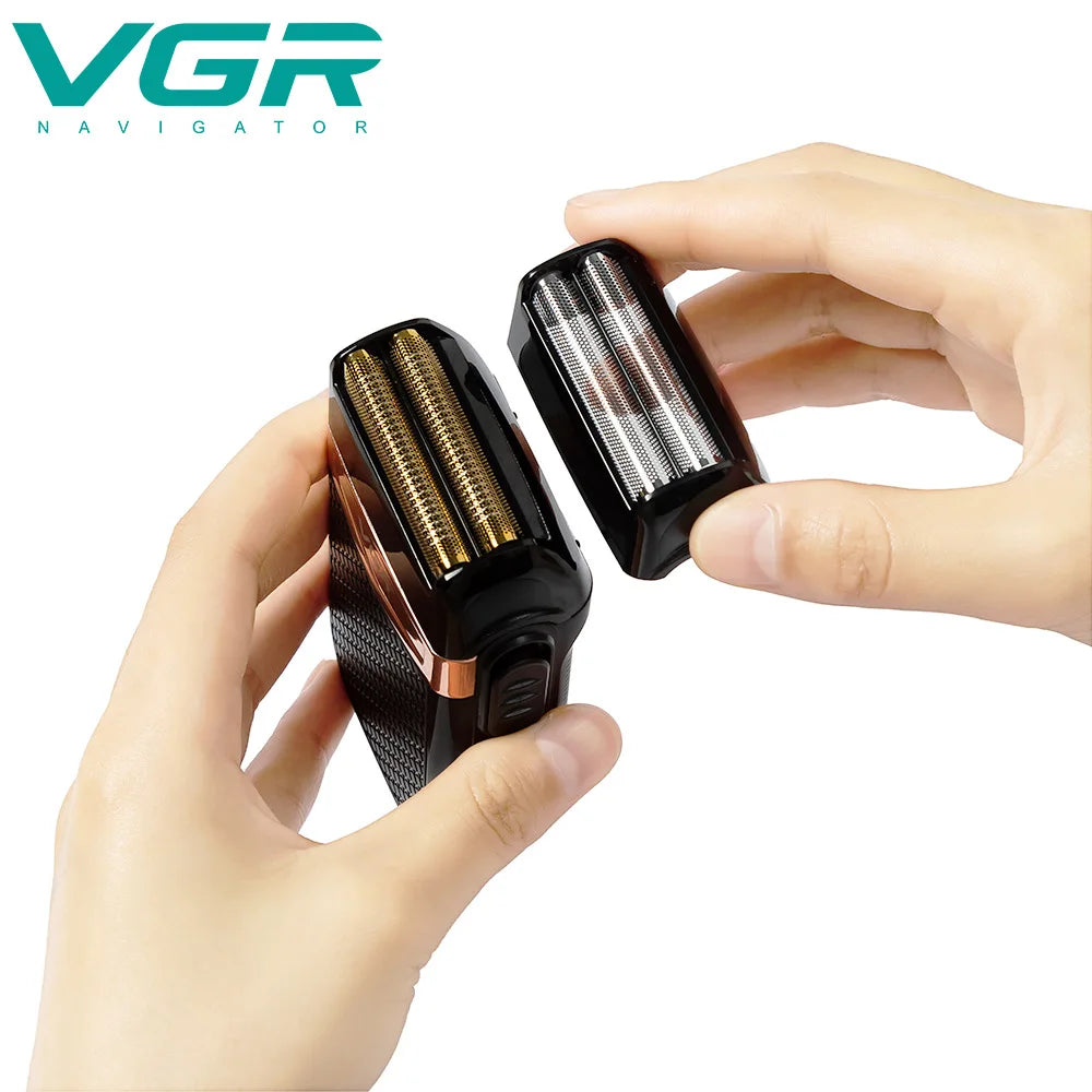 VGR 331 Portable Double Foil Travel Electric Shaver