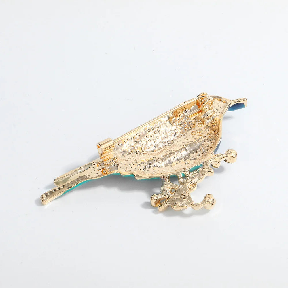 Crystal Bird Animal Brooch Rhinestone Fashion Pin