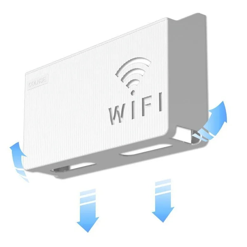 Wireless Wifi Router Shelf Storage Box Wall Hanging ABS Plastic Organizer Box Cable Power Bracelet Organizer Box Home Decor New