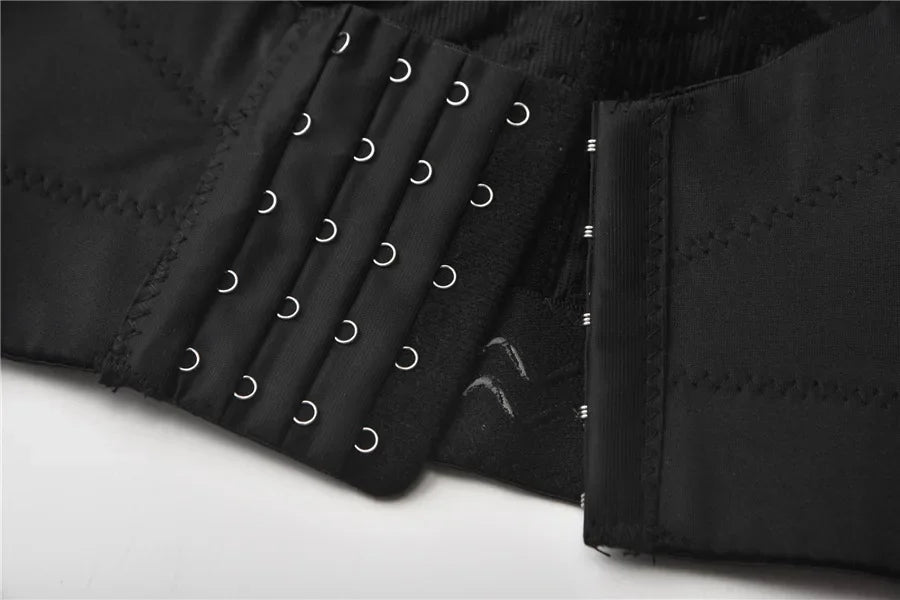 Silver Rivet Steampunk Gothic Push Up Bralette Crop Top