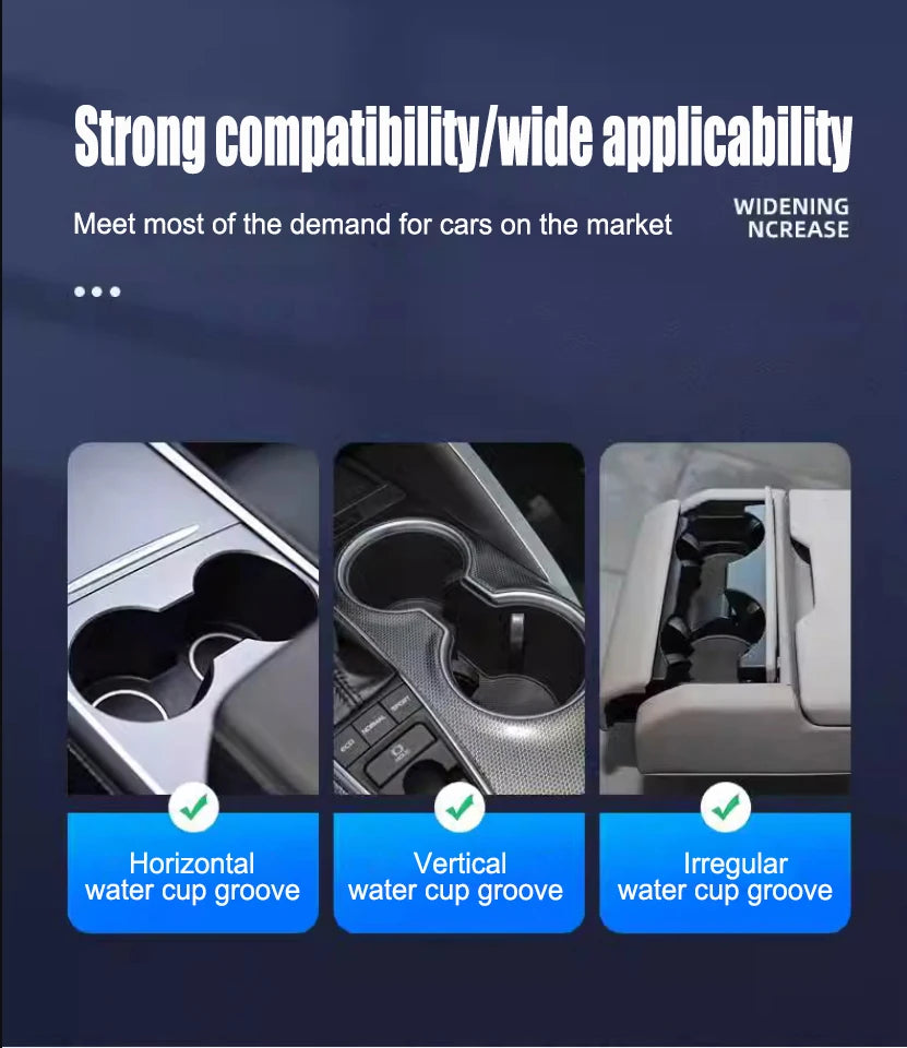 Car Cup Holder Expander Water Bottle Car Holder for Beverage Bottles Cup Station Car Cup Holder Extender Adjustable All Purpose