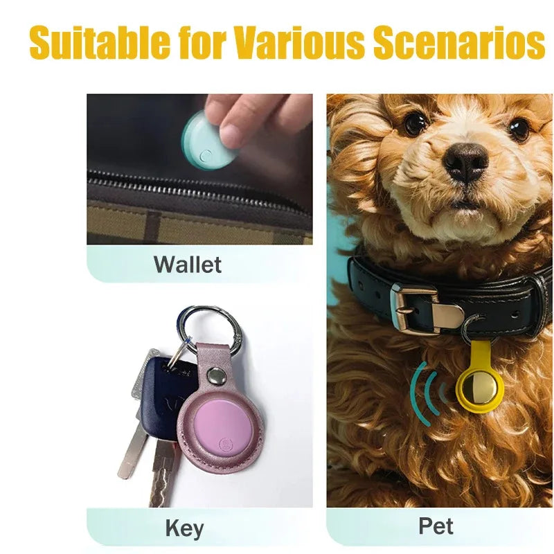 GPS Bluetooth Airtag Smart Works With Android and iOS System Mini Locator Tag Tracker Finder