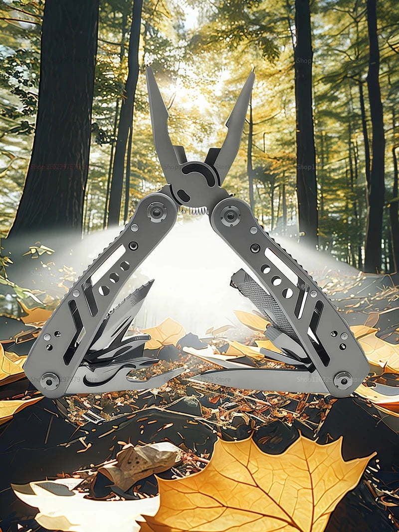 Premium 24-in-1 Stainless Steel Survival Multi-Tool Pliers Set