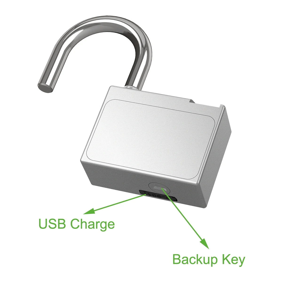RAYKUBE Tuya Smart Padlock Fingerprint Waterproof USB Charging Quick Identification Unlock Sensor High Quality P70/P55/PQ1