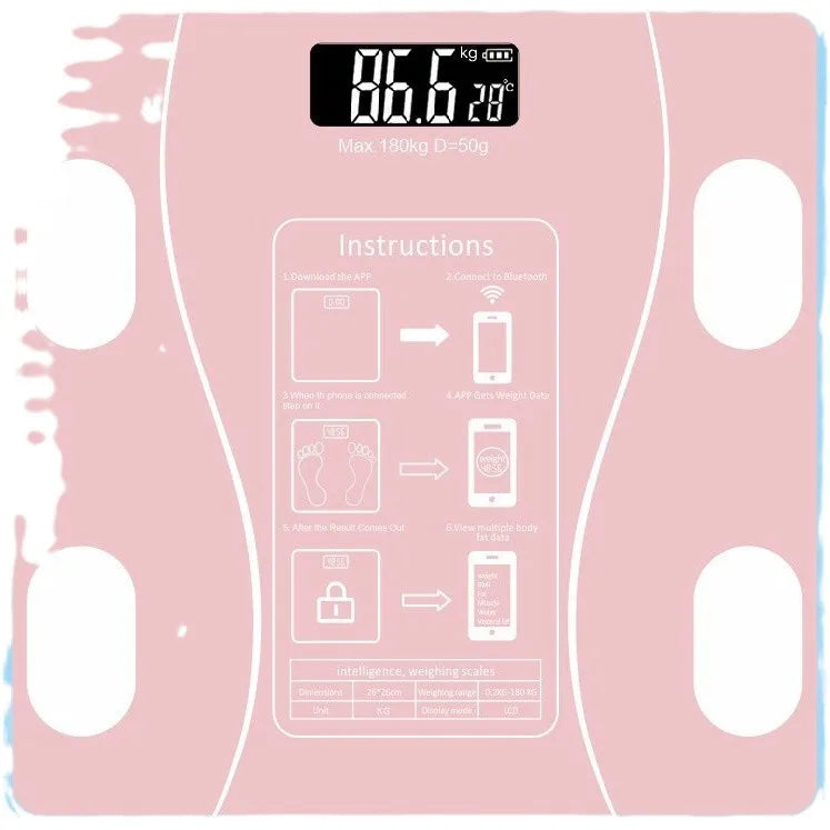 Bluetooth Body Fat Scale And Weight Scale Accurately Capture Subtle Changes And Detect Multiple Types Of Health Data
