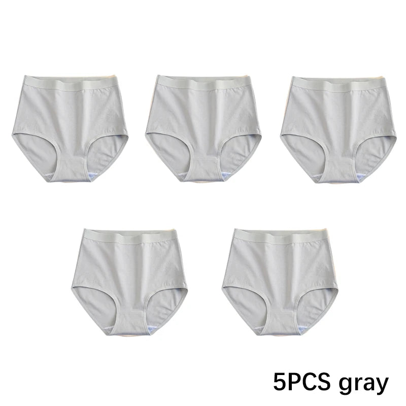 Multicolor Seamless No Show High Waist Knickers 5-Pack