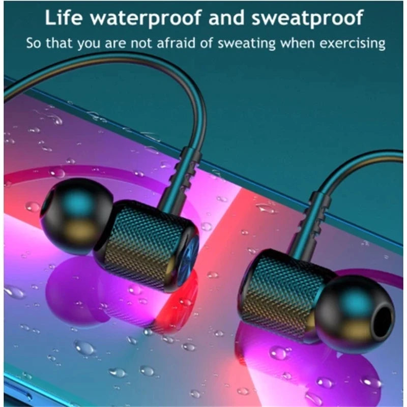 Bluetooth Earphones Wireless Headphones Magnetic Sport Neckband Neck-hanging TWS Earbuds Wireless Blutooth Headset with Mic Game