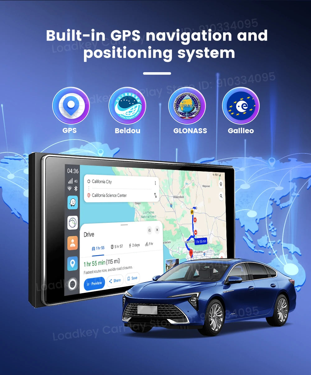 CarlinKit 3 In 1 Android 15 CarPlay Ai Box Wireless Adapter Android Auto Qualcomm SM6350 128GB 8-Core for Youtube Netflix FOTA
