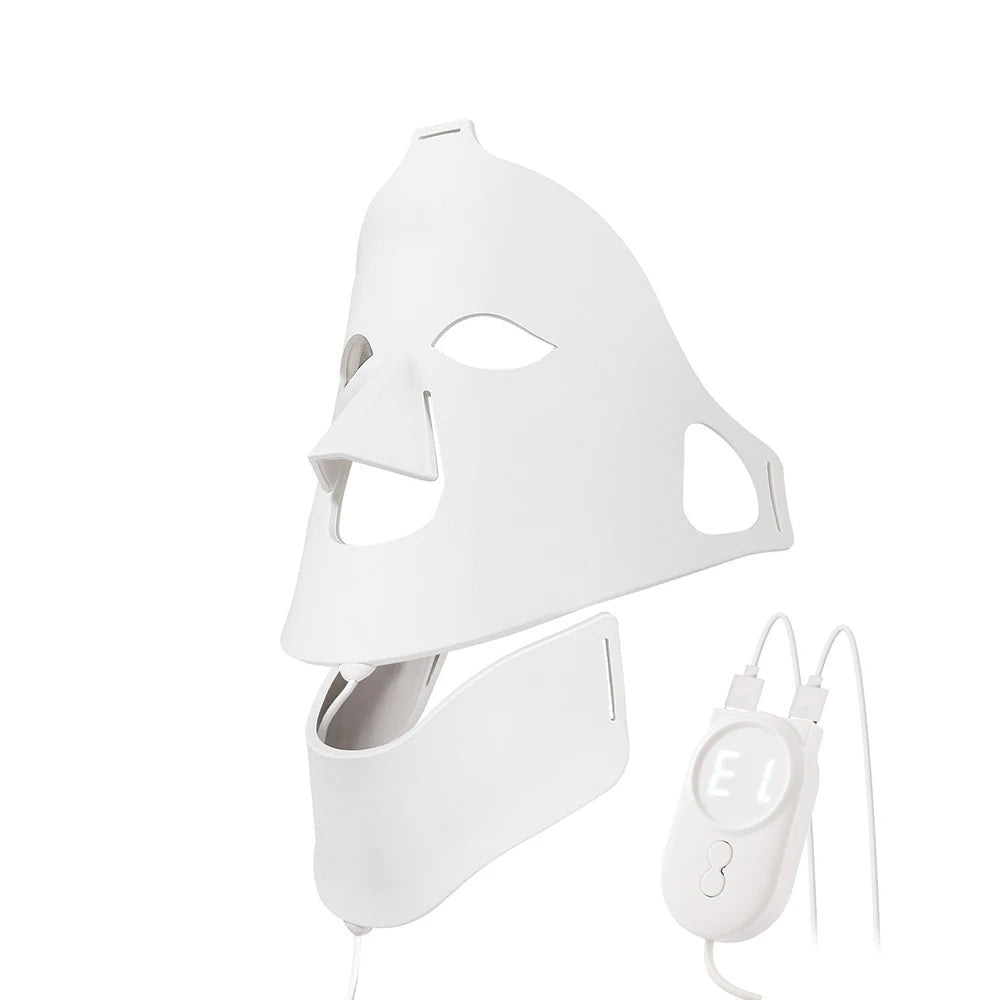 Professional 7-Color LED Facial & Neck Mask – 168 LED Therapy | Medical-Grade Silicone