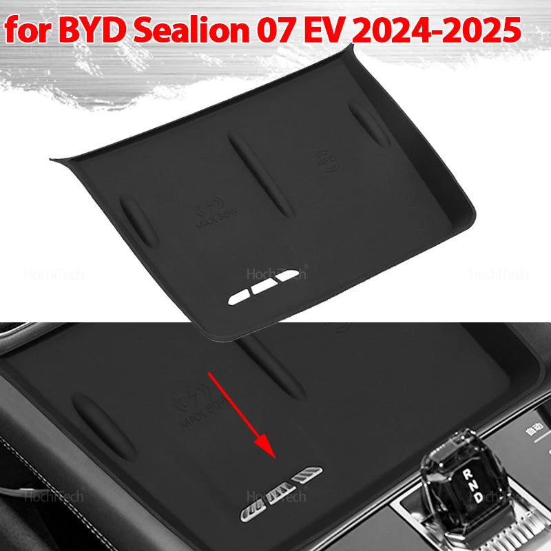 BYD Sealion 7 Wireless Fast Charger Anti-Slip Silicone Pad