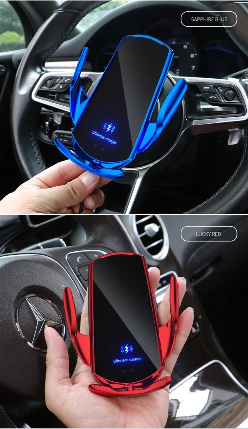 100W Car Magnetic Wireless Charger Phone Holder For iPhone 17 16 15 14 13 12 Pro Samsung Xiaomi Fast Charging Wireless Chargers