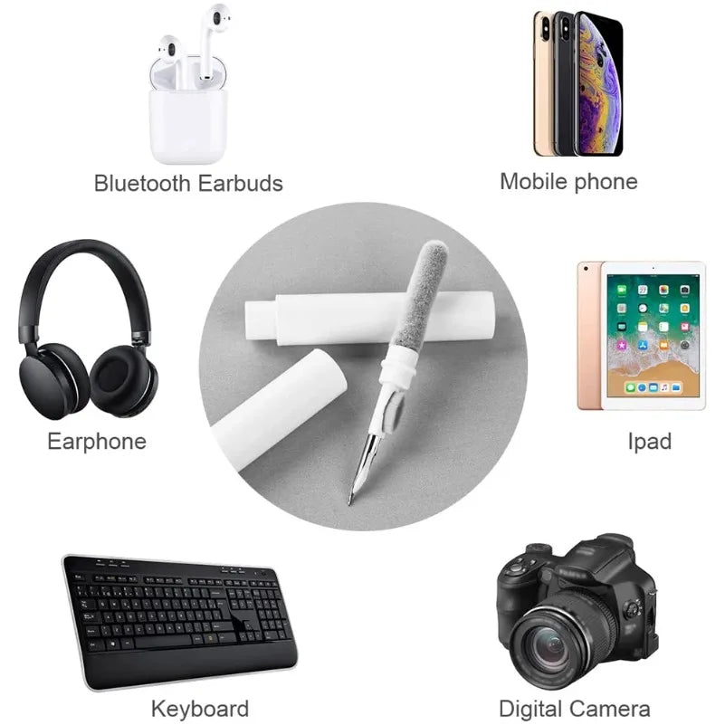 Bluetooth Earphone Cleaning Kit with Brush Brush, Phone Case, Keyboard, Earphone Multifunctional Dust Removal and Cleaning