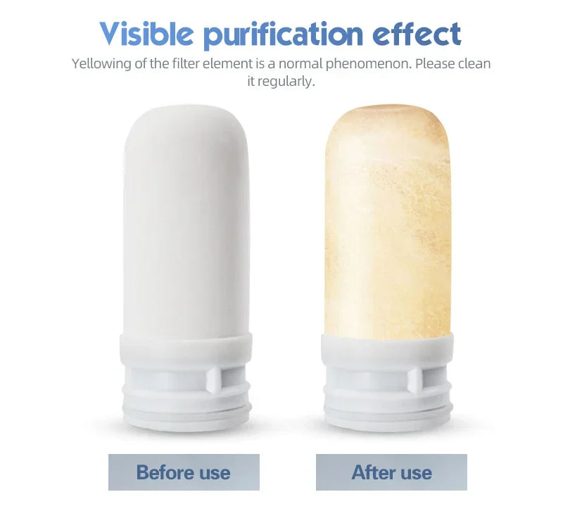 5-Layer Ceramic Faucet Water Purifier with Cleanable Filter