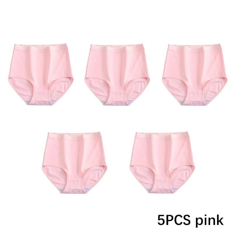 Multicolor Seamless No Show High Waist Knickers 5-Pack