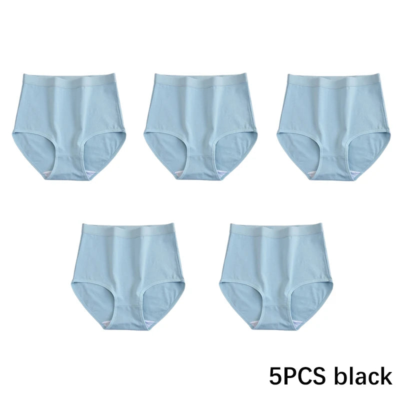 Multicolor Seamless No Show High Waist Knickers 5-Pack
