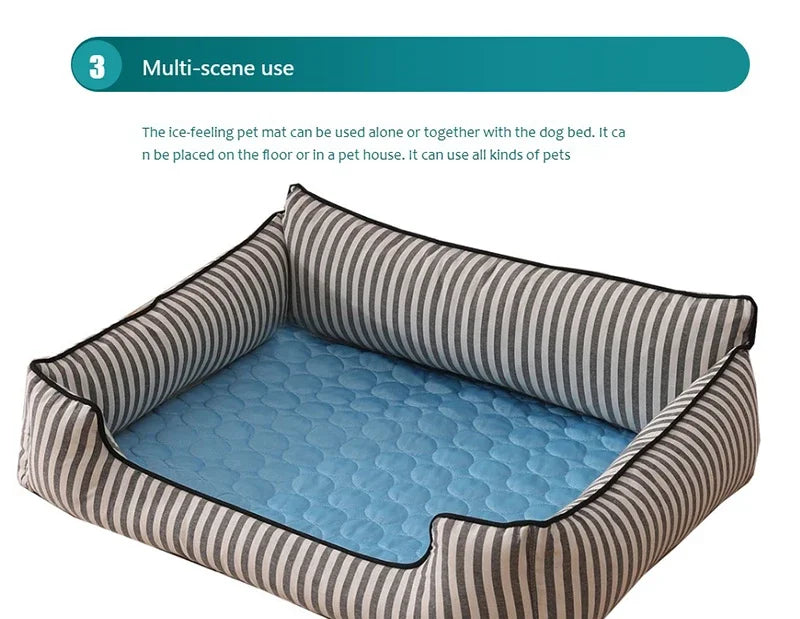 Premium Breathable Cooling Pet Mat for Summer Comfort