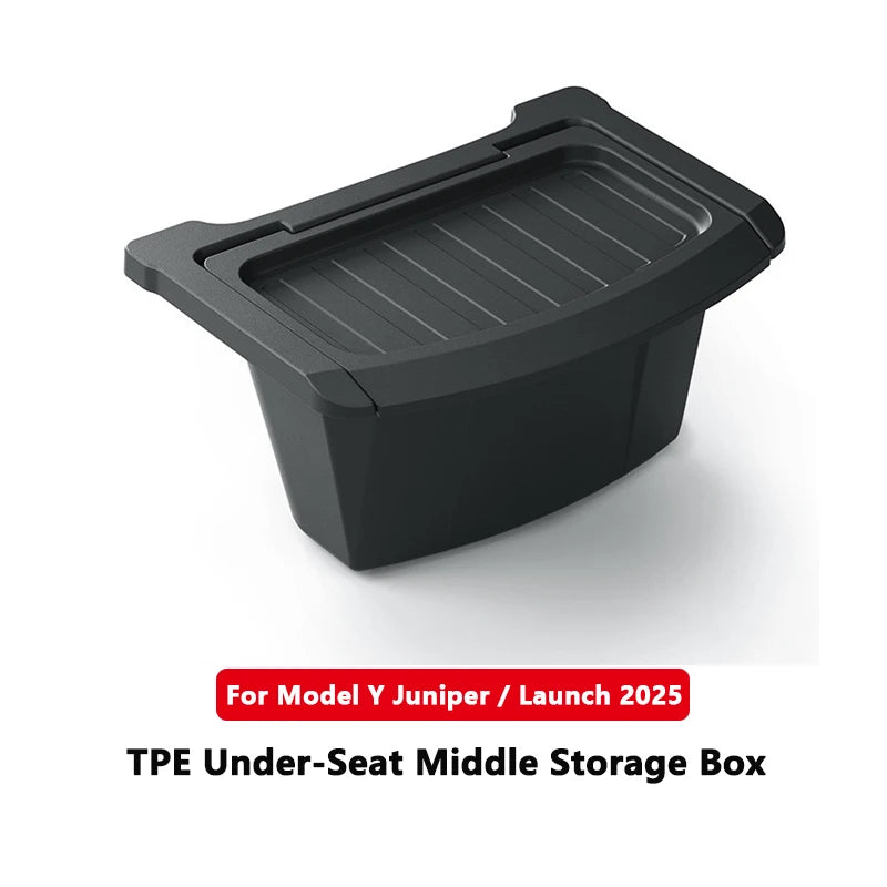 Tesla Model Y 2025-Present Rear Console TPE Organiser Tray