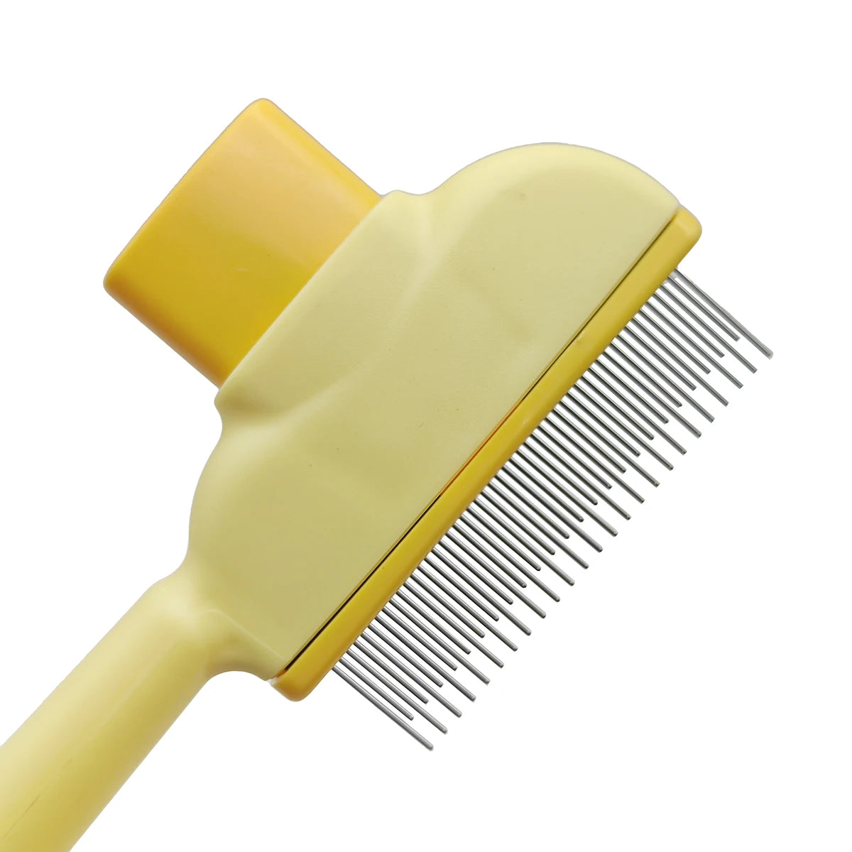 Self-Cleaning Stainless Steel Pet Grooming Brush for Dogs & Cats