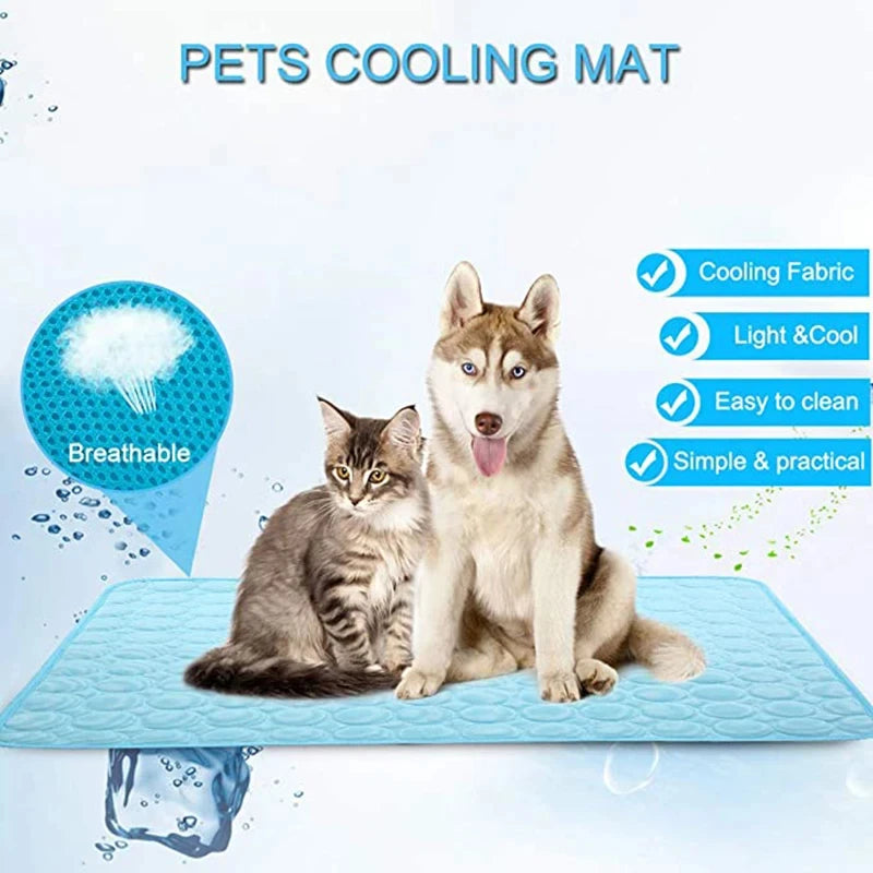 Premium Breathable Cooling Pet Mat for Summer Comfort