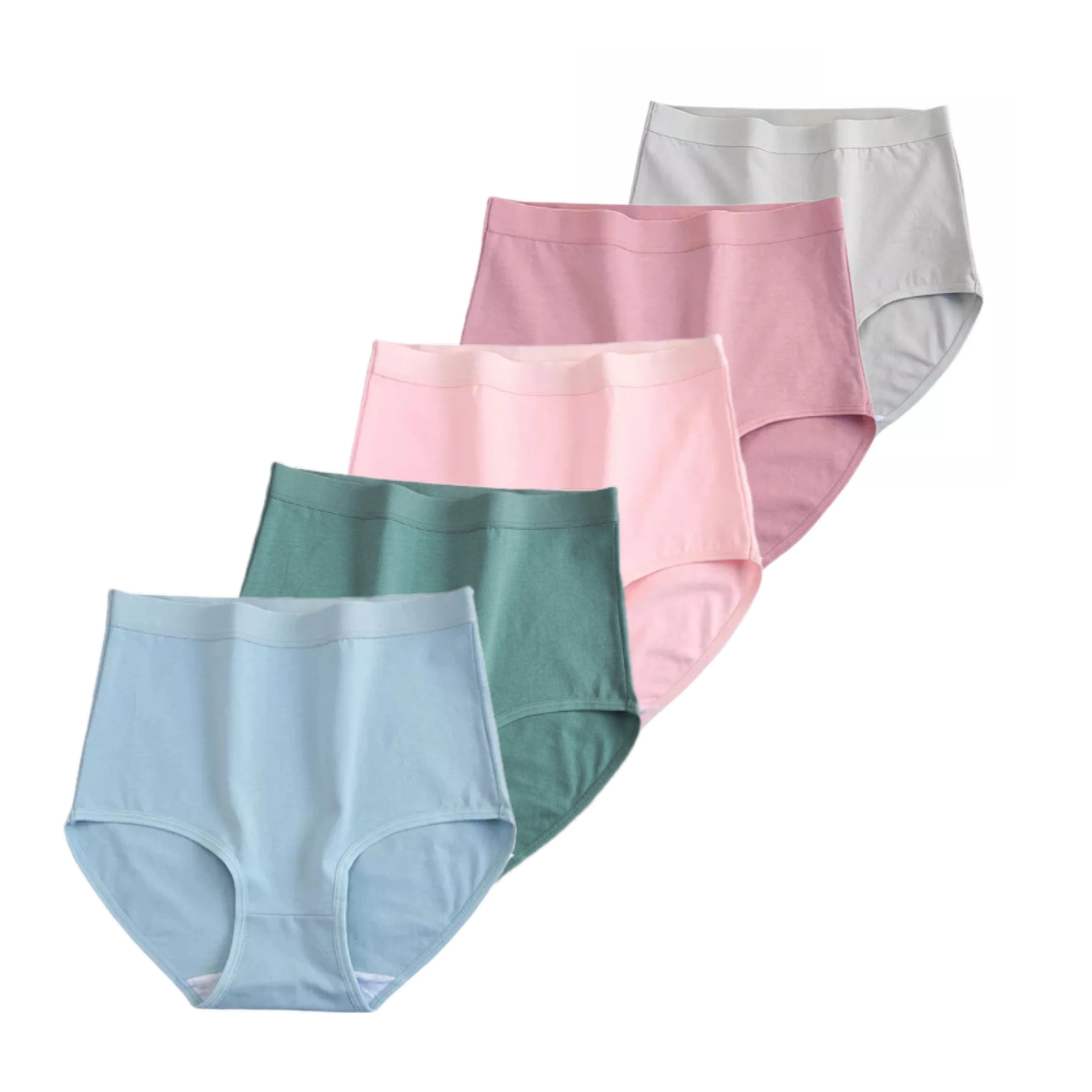 High Waist Seamless No Show Knickers 5-Pack