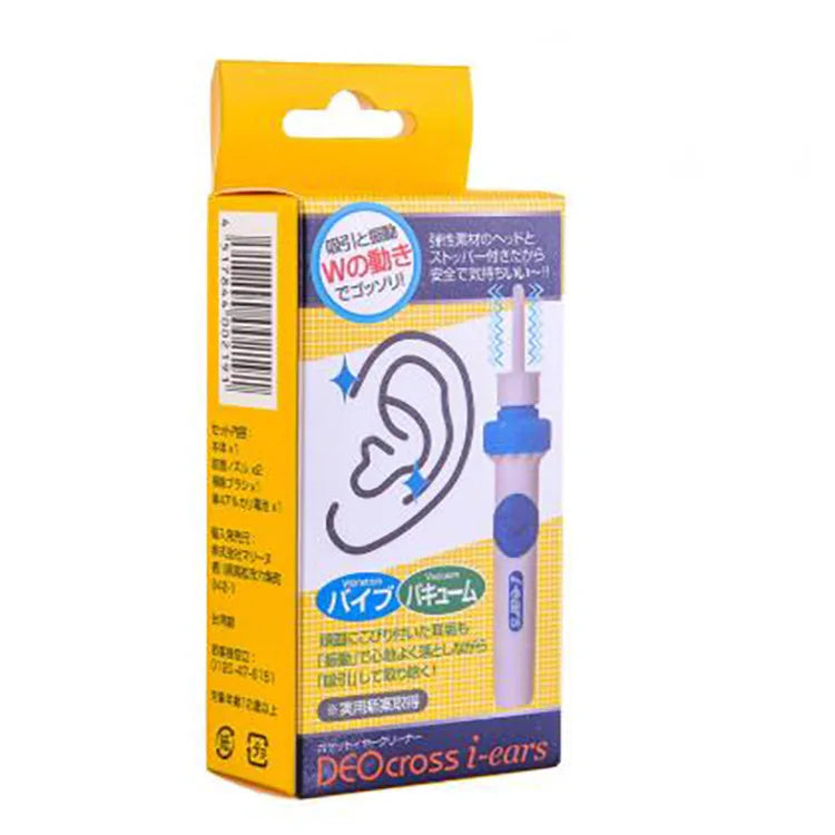 Portable Automatic Ear Cleaner for Adults and Children Soft-head Electric Earpick Ear Cleaning Ear Spoon Remover Earwax Kit