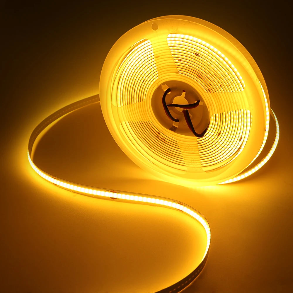 New 5V LED COB Light Strip Dimmable With Touch Sensor/ON OFF Switch USB Flexible LED Tape Christmas TV Backlight Adhesive Tape