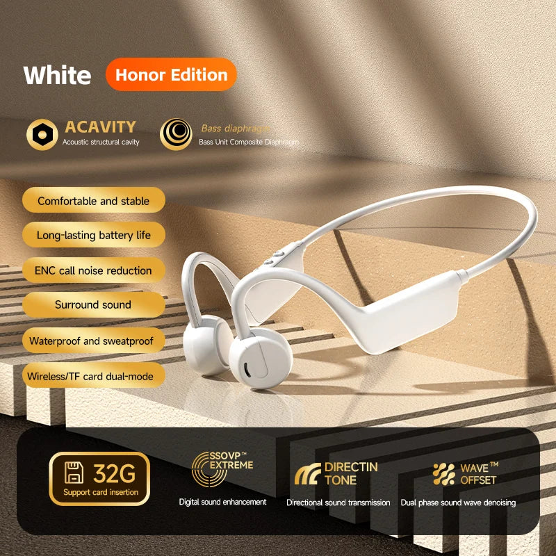 Acavity Pro IPX8 – Waterproof Swimming & Sports Bone Conduction Headphones